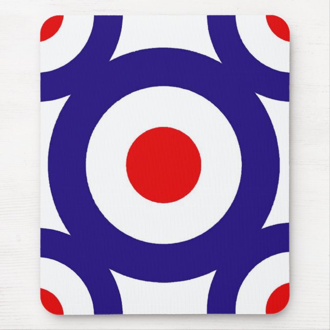 Mod Target Pattern Mousepad (Front)