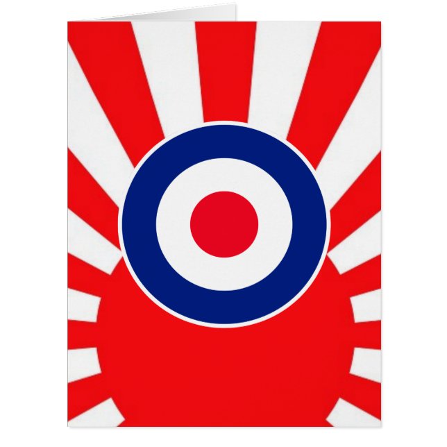 MOD Target Roundel on Burst Japan Cards (Front)