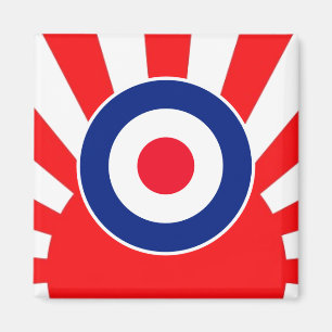 MOD Target Roundel on Burst Japan Magnet