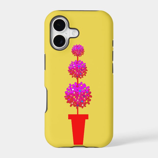 Mod Topiary iPhone Case (Back)