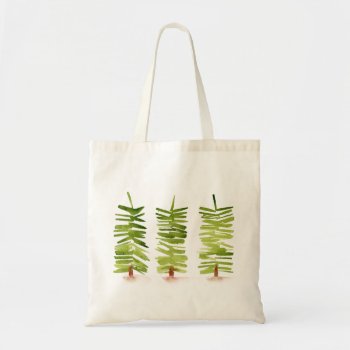 Mod Trees Tote Bag by LNZart at Zazzle