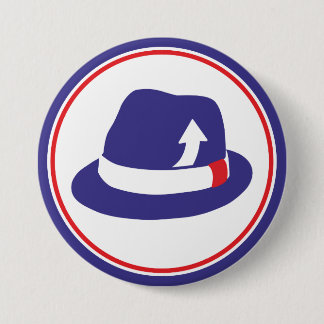 Mod Trilby Pinback Button