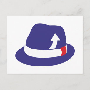 Mod Trilby Postcard