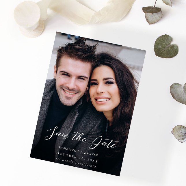 MOD V Photo Elegant Save the Date - Darker Invitation (Creator Uploaded)