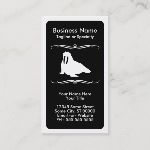mod walrus business card