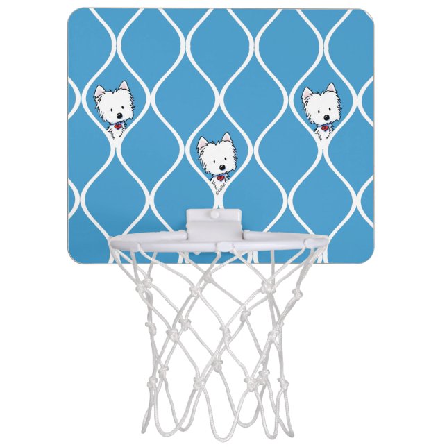 MOD Westies Mini Basketball Hoop (Front)