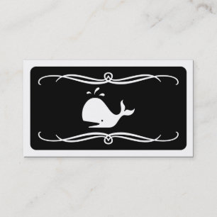 mod whale (color customizable) business card