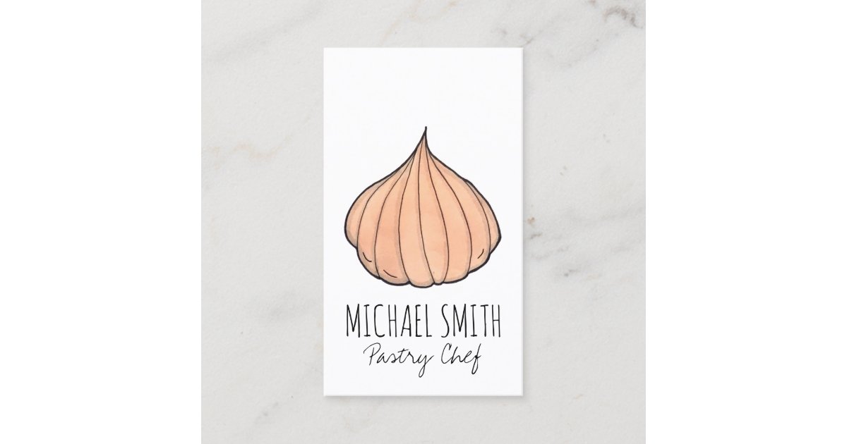 Modak Coconut Mithai Indian Sweet Pastry Chef Business Card | Zazzle
