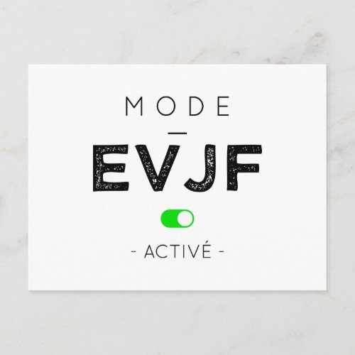 Mode EVJF activ Postcard