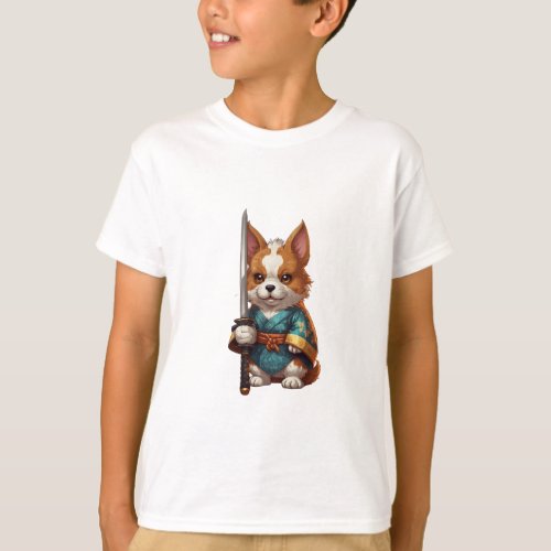 Model 87  Vibrant Cartoon_Print T_Shirt Stylish T_Shirt