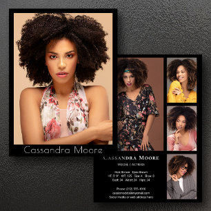 Model Actor 5 Photo Two Sided Pro Composite Card