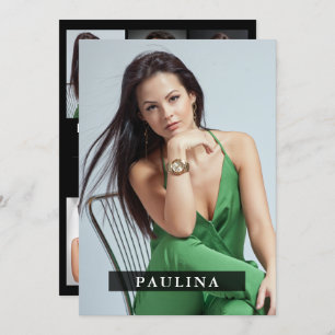 Model Actor 5x7 Comp/Zed Card 7 Photo 2 Sided