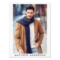 Model Actor 9 x 12 Photo Portfolio Print W