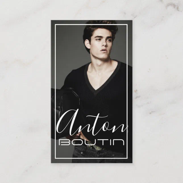 Model Actor Business Card | Zazzle