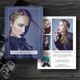 Model Actor Pro 5.5x7.5 Comp/Zed Card 5 Photo