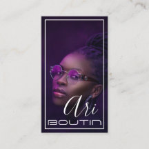 Model Actress Business Card