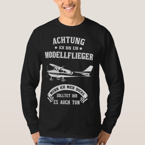 Model Aeroplane Saying For Model Aviator I Model F T_Shirt