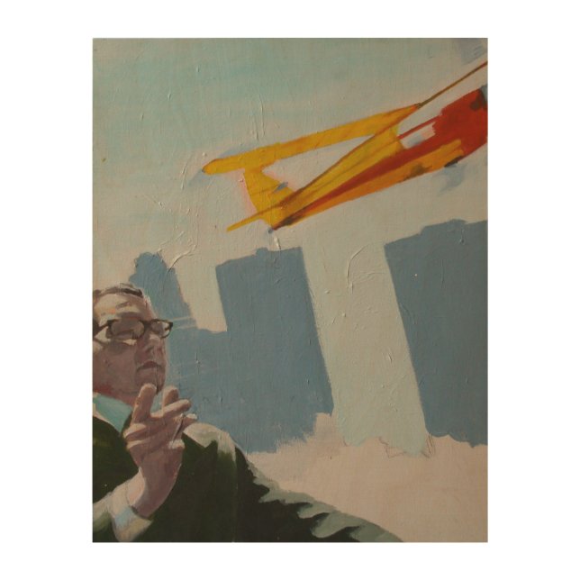 Model Airplane Wood Wall Decor (Front)