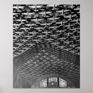 Model Airplanes, 1943. Vintage Photo Poster