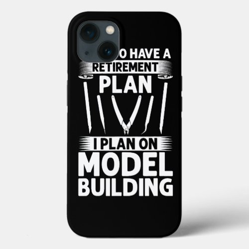 Model Building Cars Train Builder Kit Rocket Airpl iPhone 13 Case