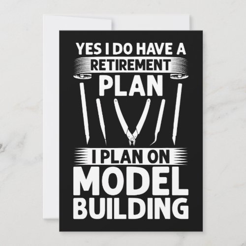 Model Building Cars Train Builder Kit Rocket Airpl Invitation