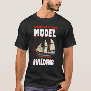 Model Building Cars Train Builder Kit Rocket Airpl T-Shirt