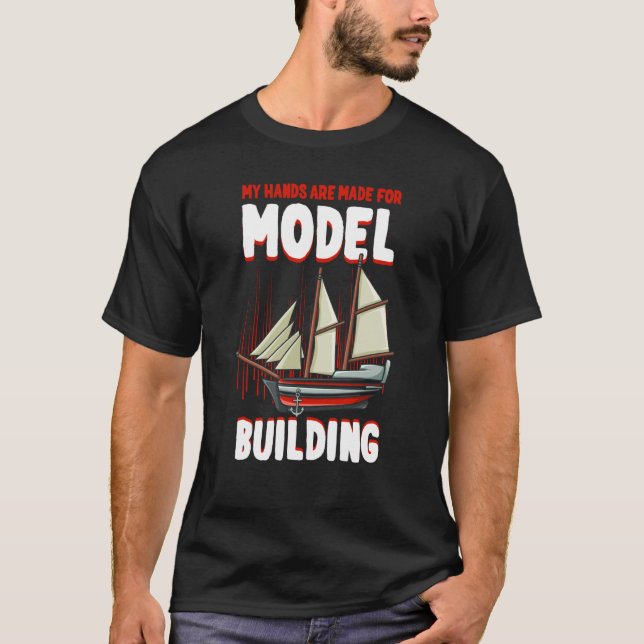 Model Building Cars Train Builder Kit Rocket Airpl T-Shirt (Front)