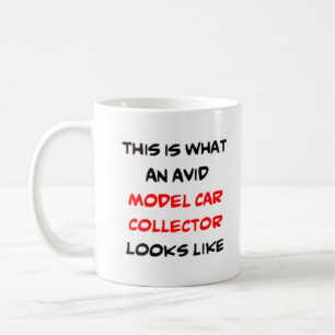 model car collector, avid coffee mug