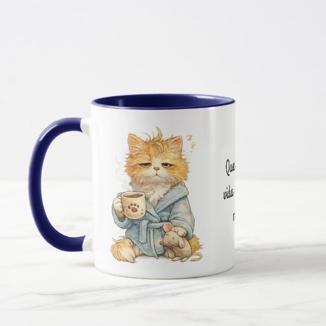 model cat mug (Left)