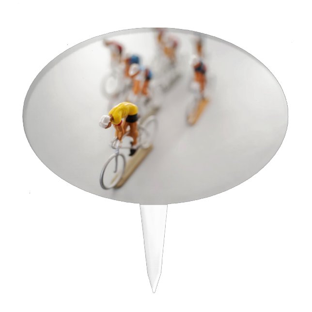 Model Cyclists Cake Topper (Front)