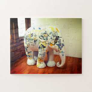 Model elephant jigsaw puzzle