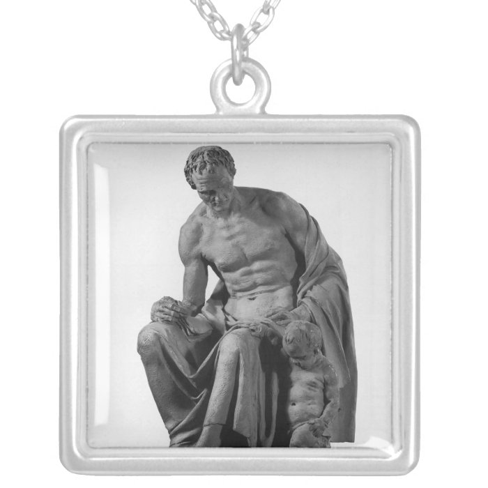 Model for a monument to Jean Jacques Rousseau Pendants