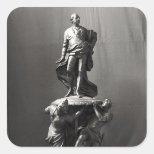 Model for the monument of Louis XV Square Sticker