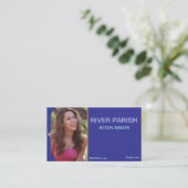 Model Headshot Business Card (Standing Front)
