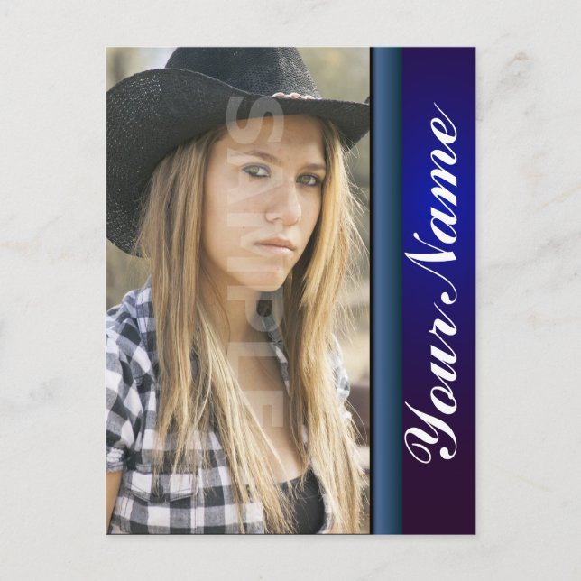 Model Headshot Comp Card Zeds (Front)