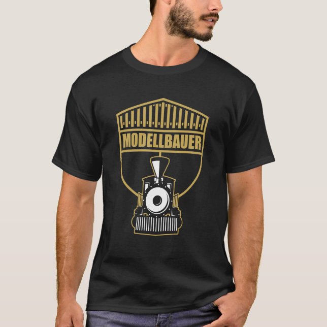 Model maker  model railway  hobby farmer T-Shirt (Front)