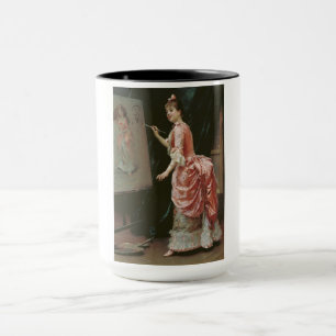 Model Making Mischief (by Raimundo de Madrazo) Mug