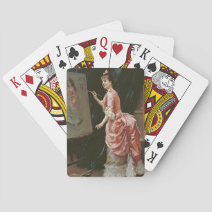 Model Making Mischief (by Raimundo de Madrazo) Poker Cards