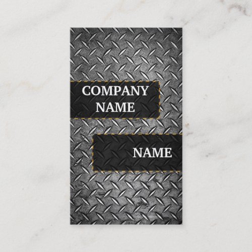 Model metal diamond card business card template
