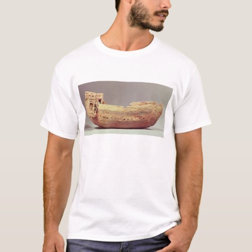 Model of a boat with a high poop deck T_Shirt