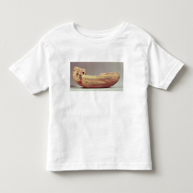 Model of a boat with a high poop deck toddler t-shirt (Front)