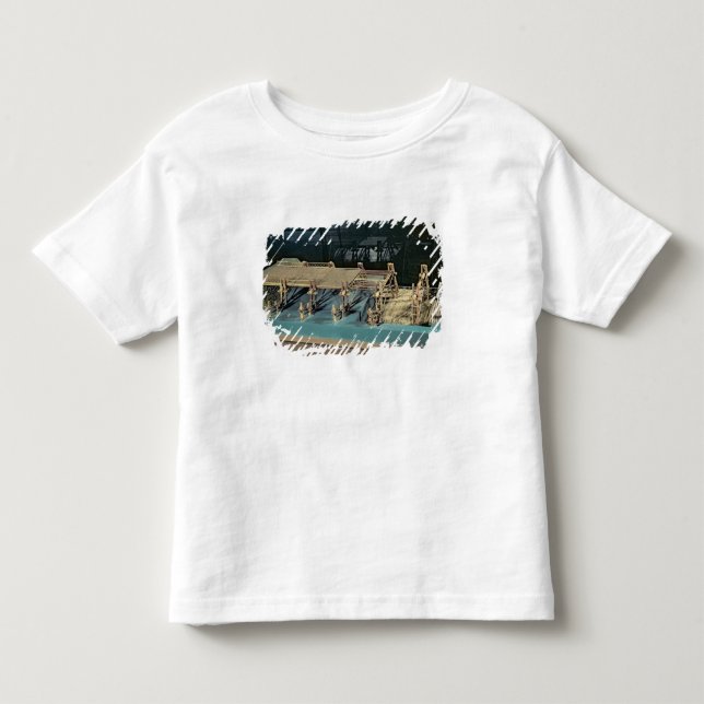 Model of a bridge over the Rhine Toddler T-shirt (Front)