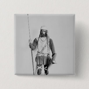 Model of a Frankish warrior Pinback Button