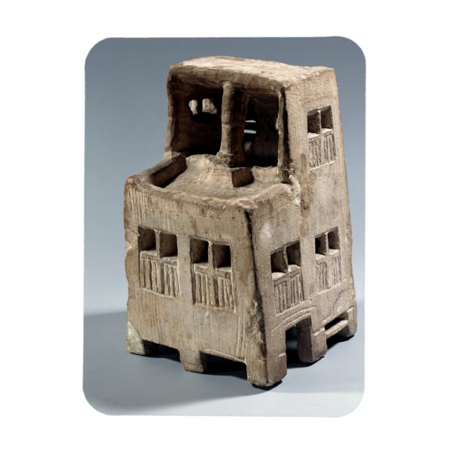 Model of a house (limestone) magnet (Vertical)