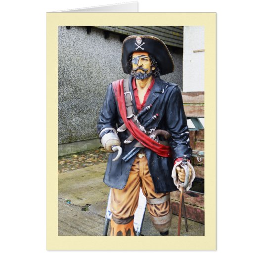 Model of a pirate cards (Front)
