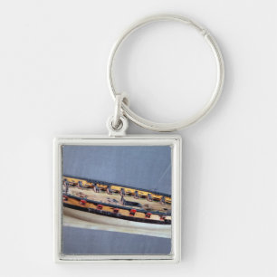 Model of a pirate ship, c.1810 keychain
