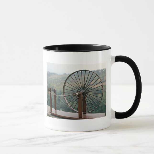 Model of a spinning machine mug (Right)