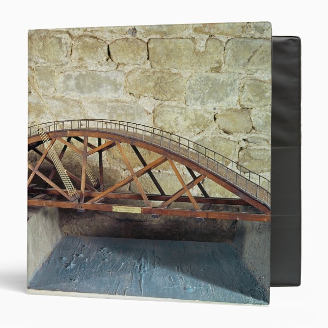 Model of a swing bridge binder (Front/Inside)
