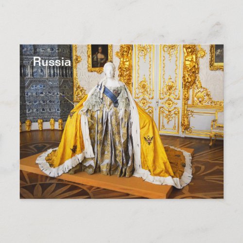 Model of Russian queen Postcard