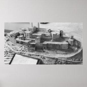 Model of The Krak des Chevaliers, model Poster